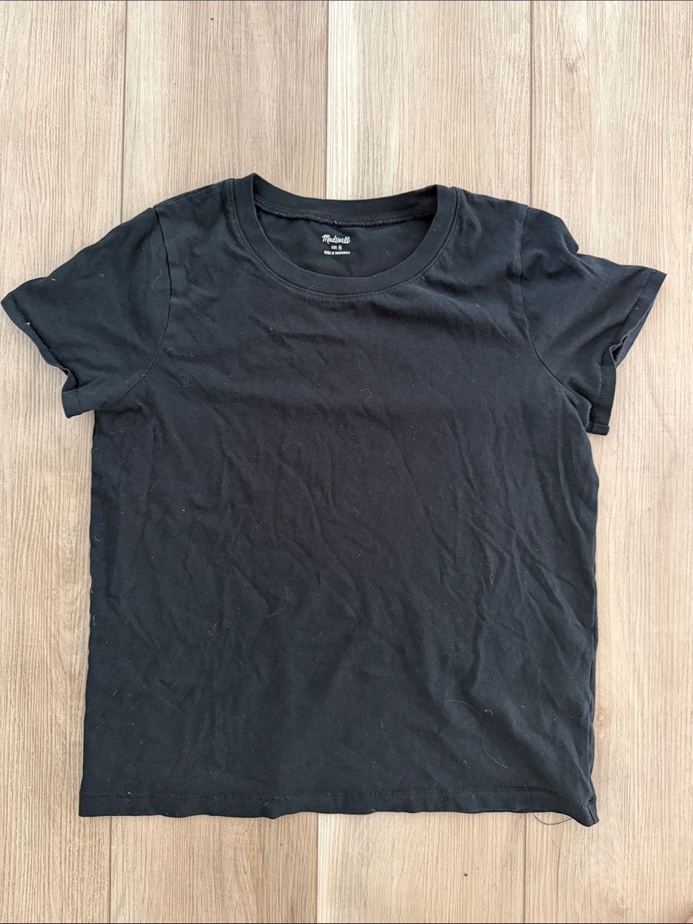 Madewell Basic Black Crewneck Tee - Size Small